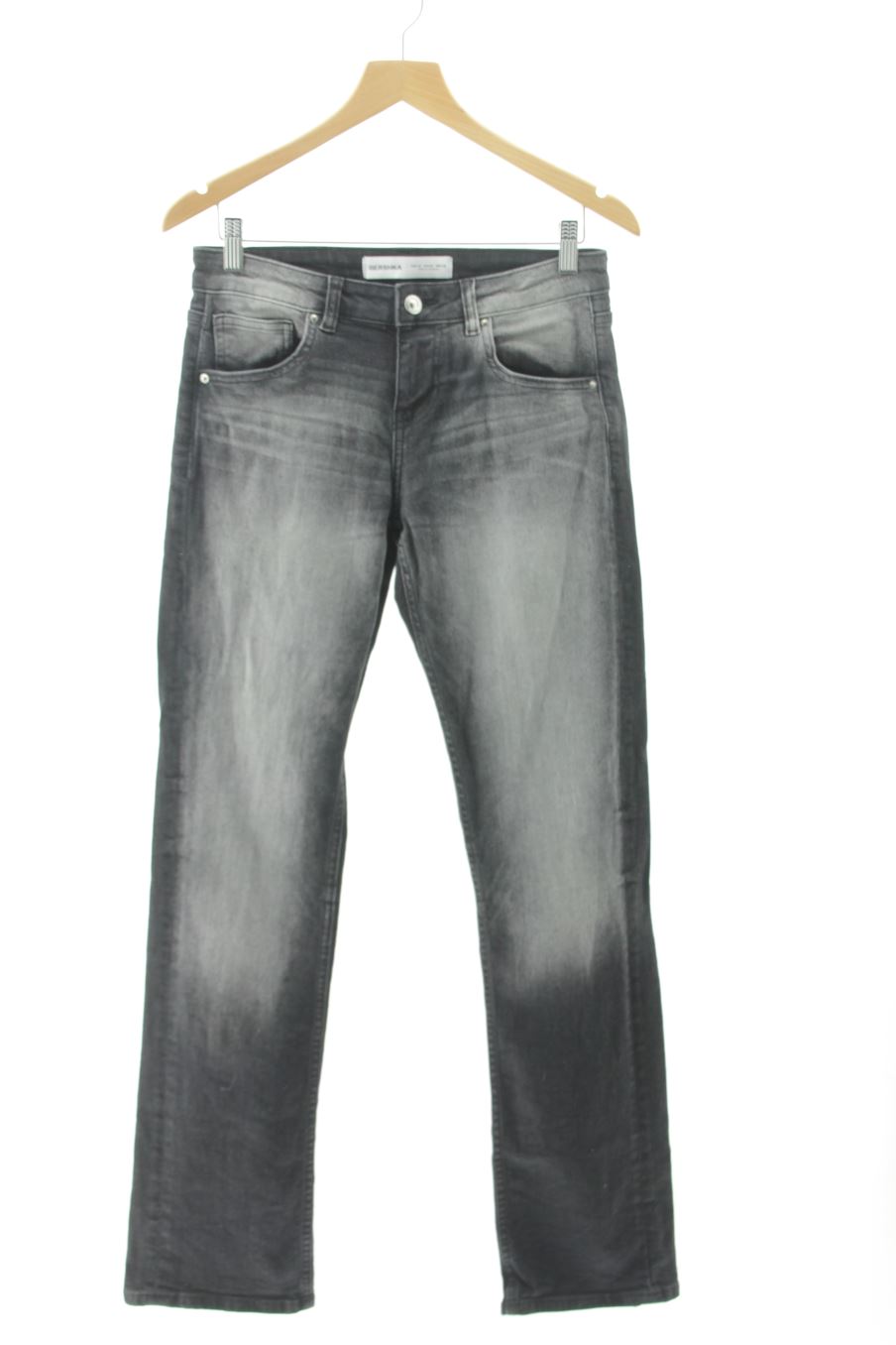 Jeans von Bershka Größe 36, Farbe Schwarz, aus Jeanskleidung für