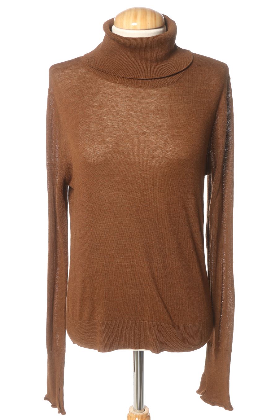 Pull Zara de la taille M, de couleur marron