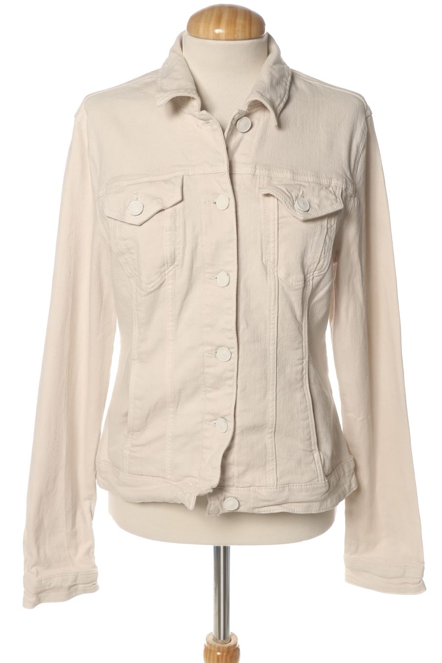 Blouson C&A de la taille S, de couleur blanc de denim