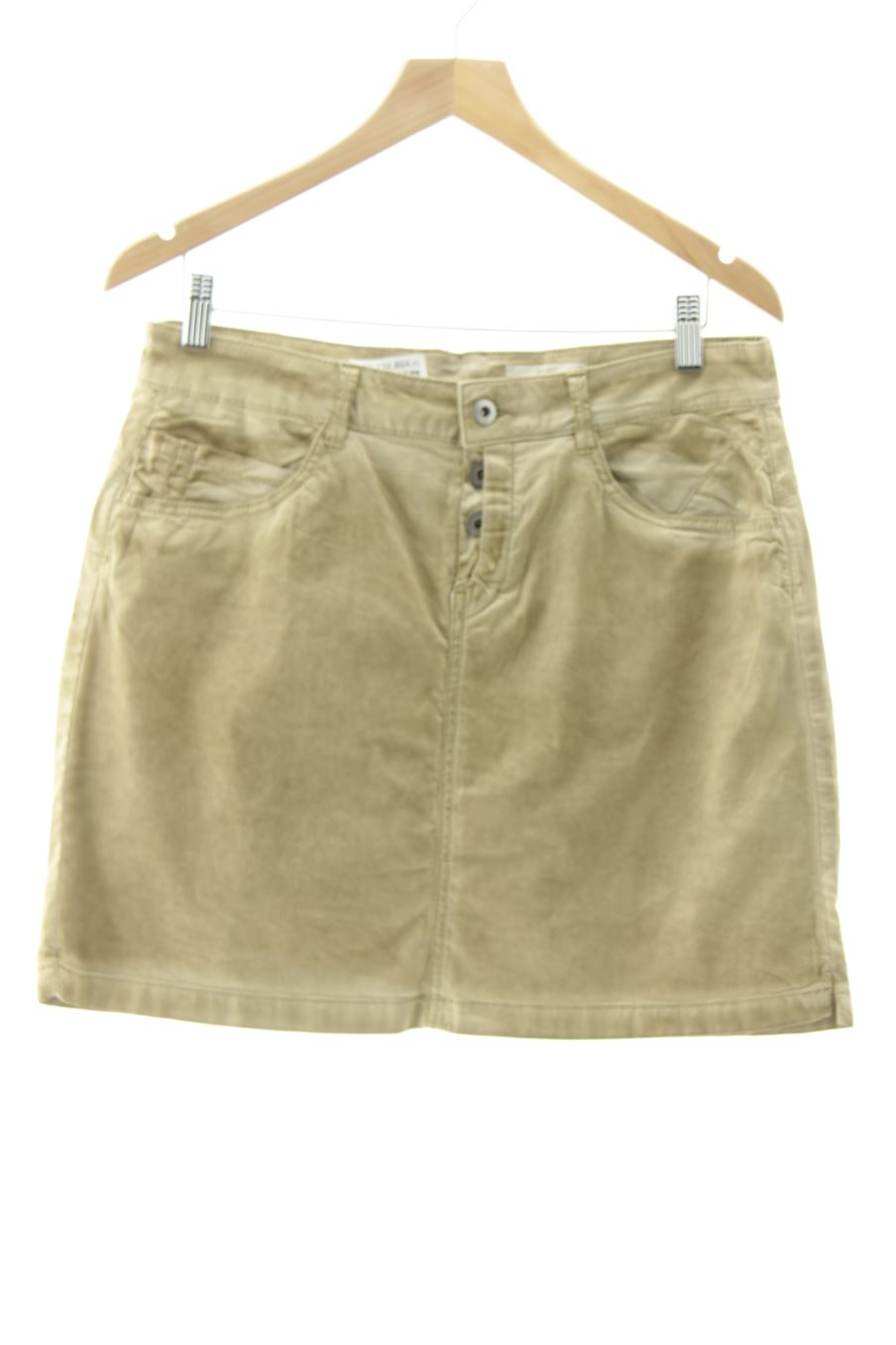 Aufwändiger Rock von Edc (ESPRIT) Größe 38, Farbe Beige, für