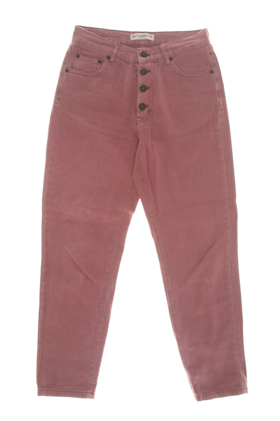 Jeans Pull & Bear de la taille 36, de couleur rose de denim