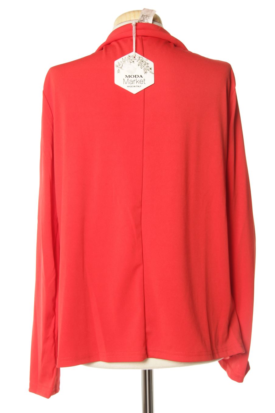 Blusa de manga larga de Made in italy de la talla XL, de color rojo