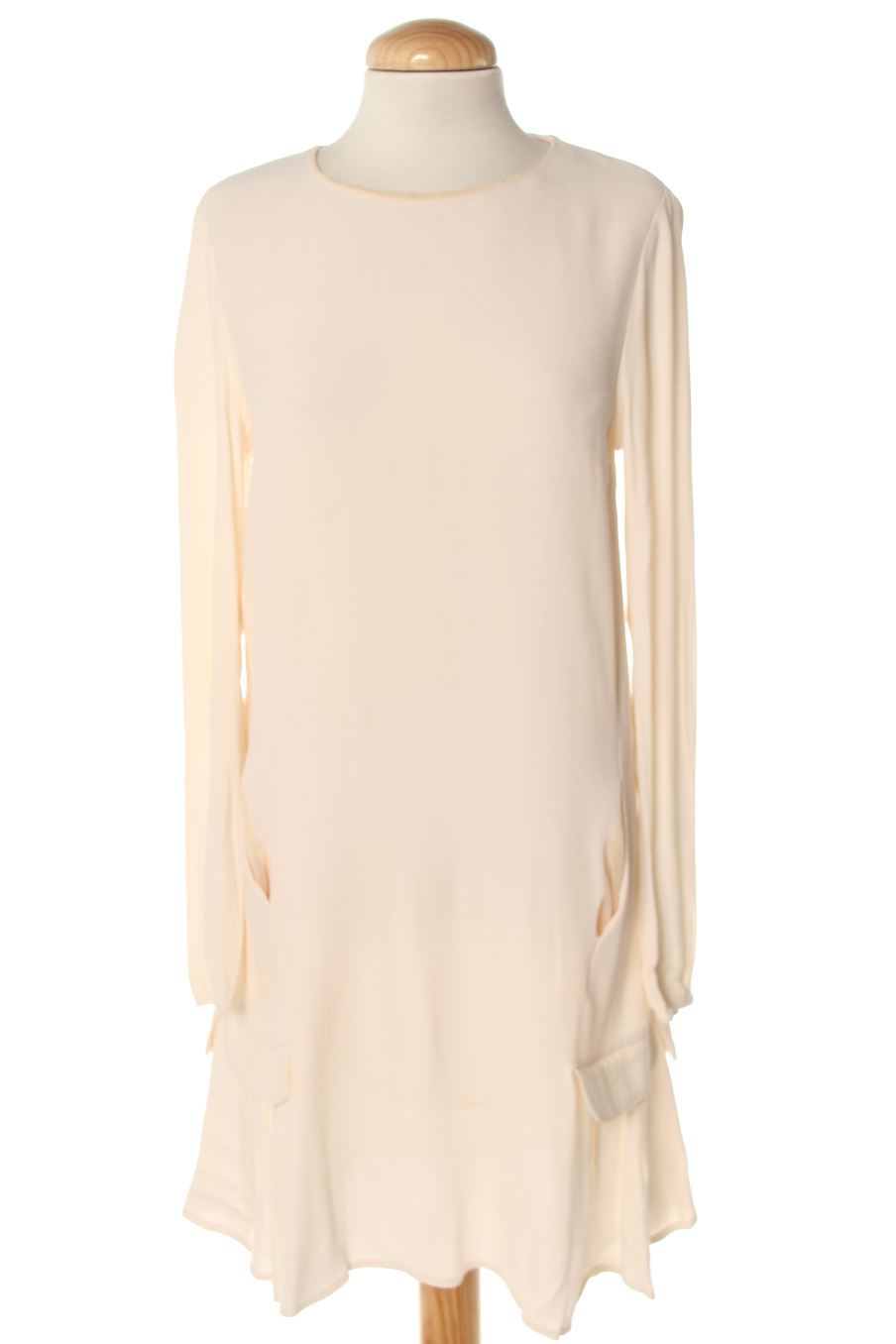 Robe casual See u soon de la taille XS, de couleur beige