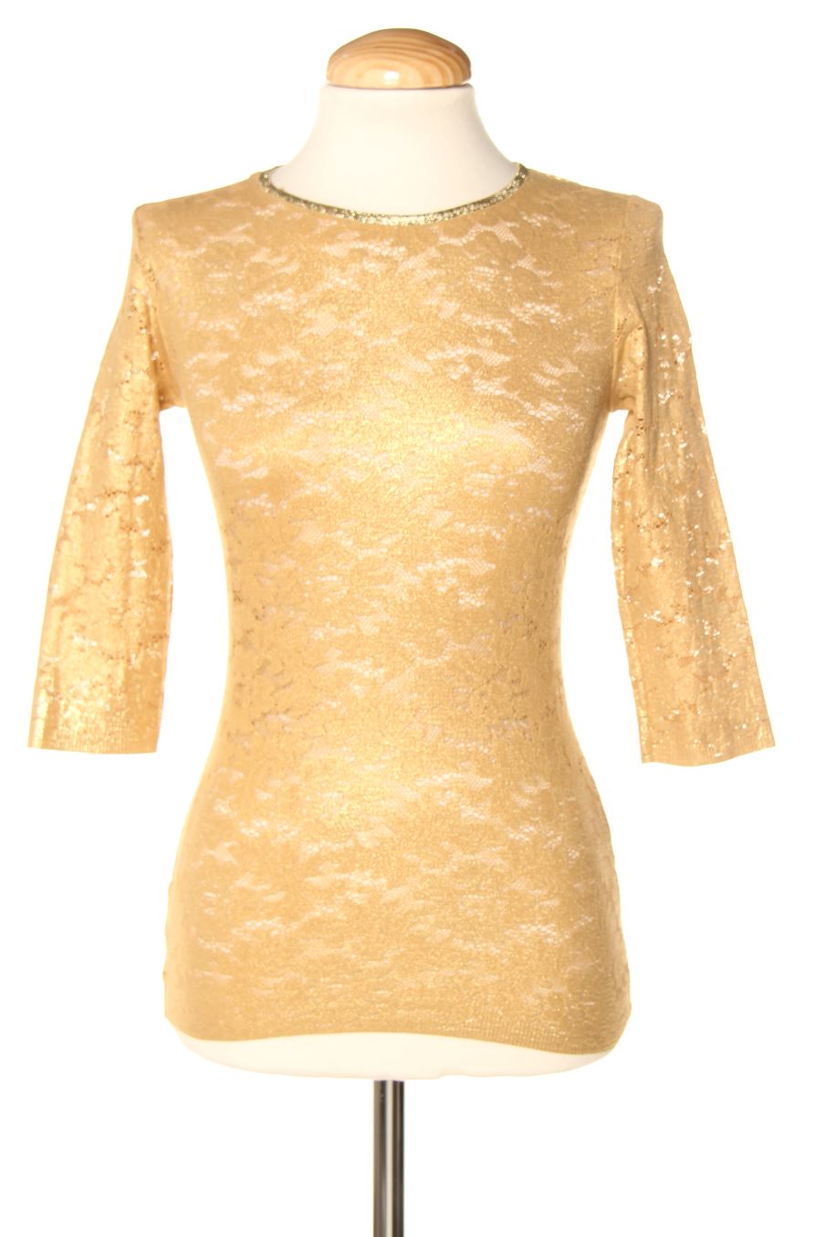 Aufwändiges Top von pain de sucre Größe XS, Farbe Golden, für