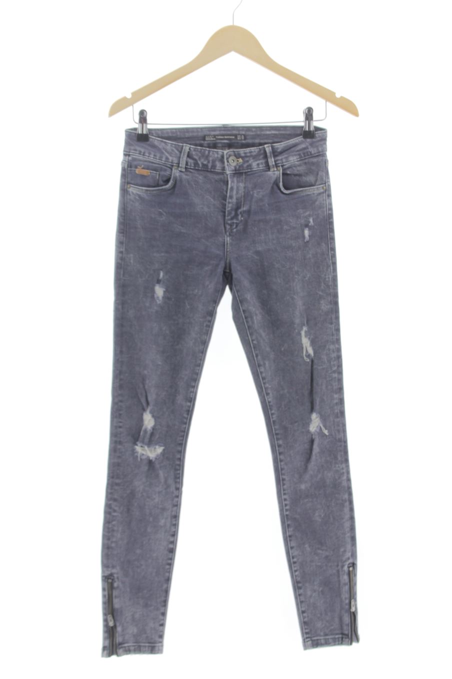 Jeans von trf (ZARA) Größe 36, Farbe Grau, aus Jeanskleidung für