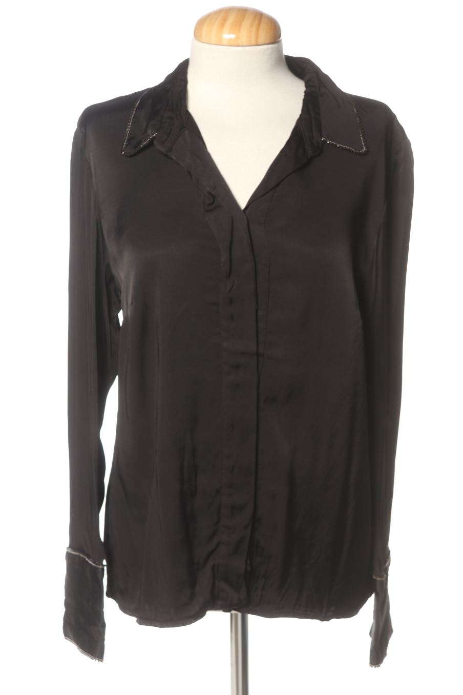 Chemise Mango de la taille L, de couleur noir