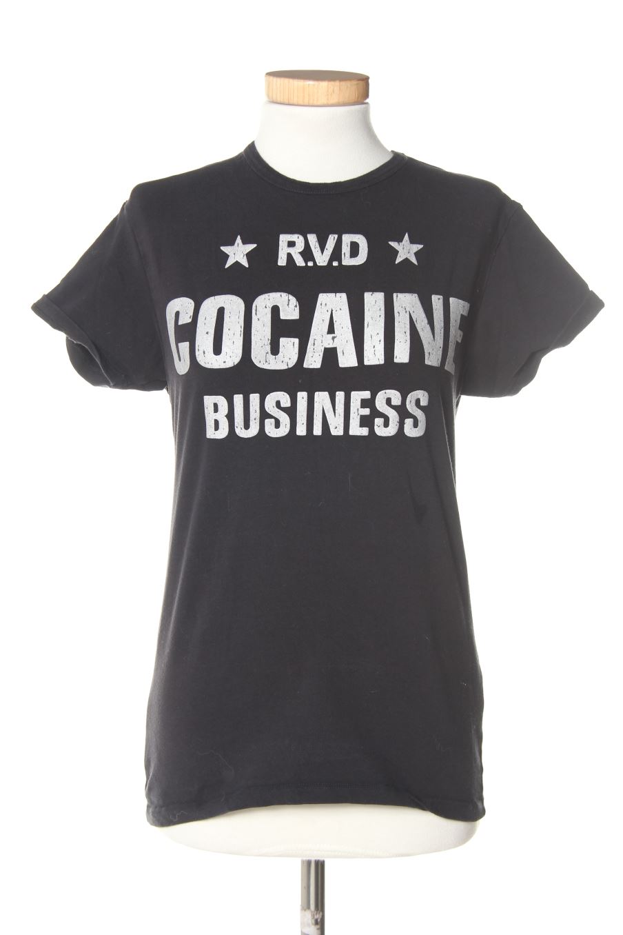 Camiseta de Rivaldi de la talla M, de color negro