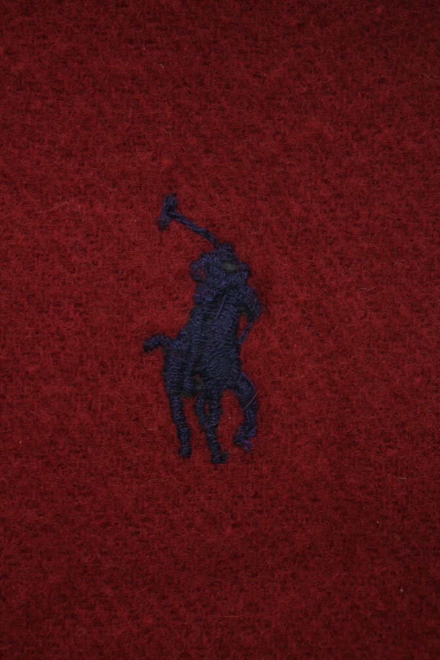 Bufanda de Polo Ralph Lauren de la talla Única, de color burdeos