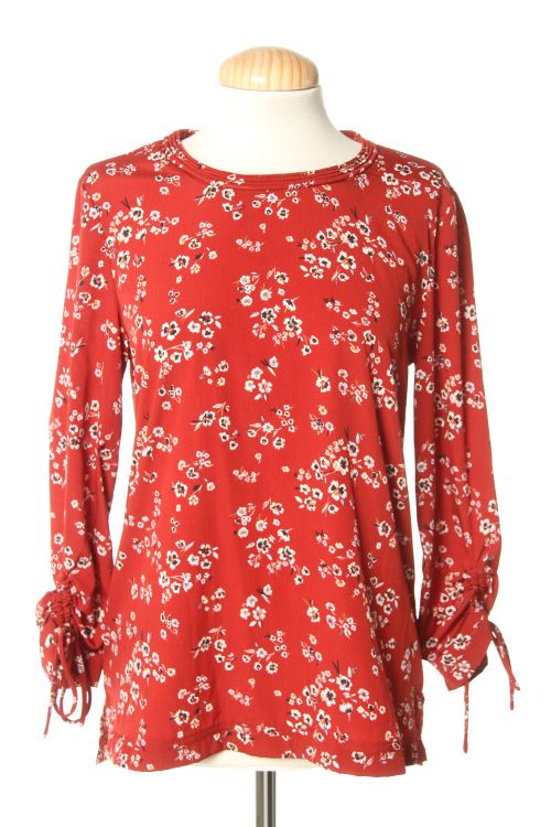 Blusa a maniche lunghe