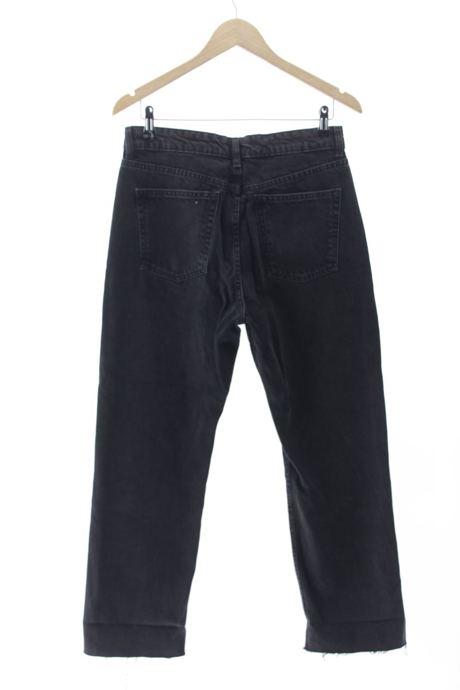 Jeans Mango de la taille 38, de couleur noir de denim