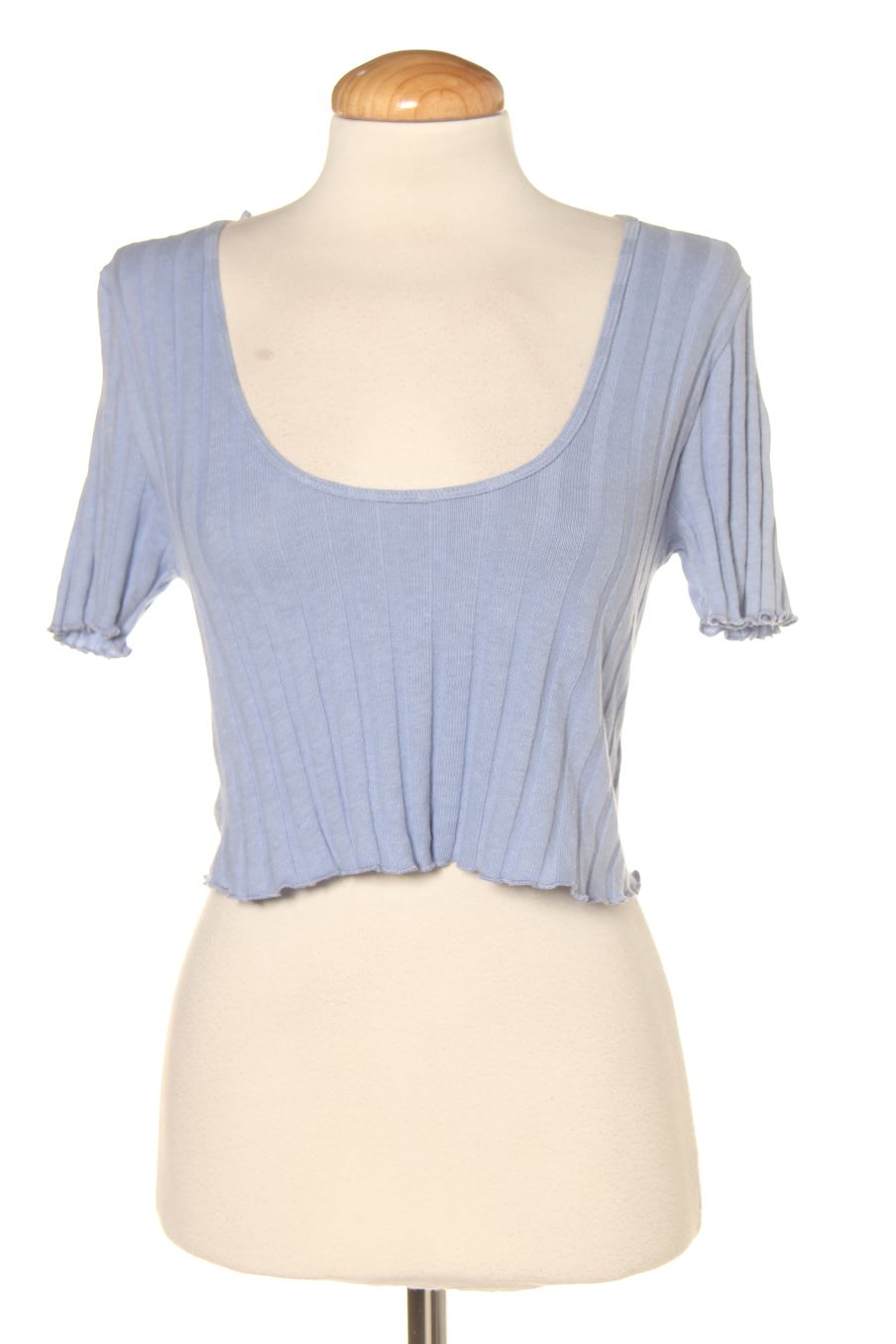 Top Zara de la taille L, de couleur bleu