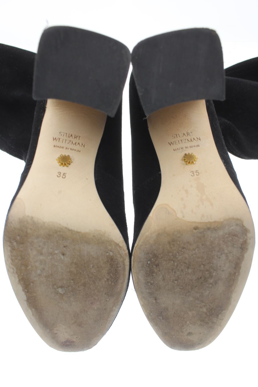 Botas de Stuart Weitzman de la talla 35, de color negro de