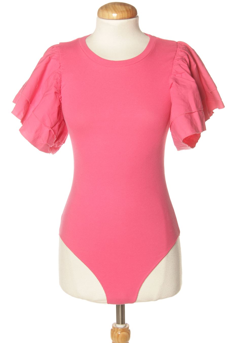 Body de Zara de la talla S, de color rosa