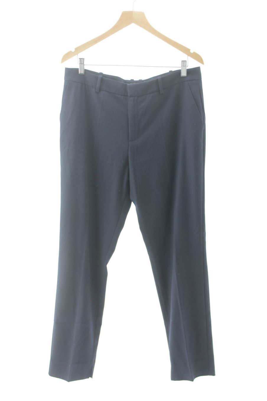 Pantalon Mango de la taille 42, de couleur bleu marine
