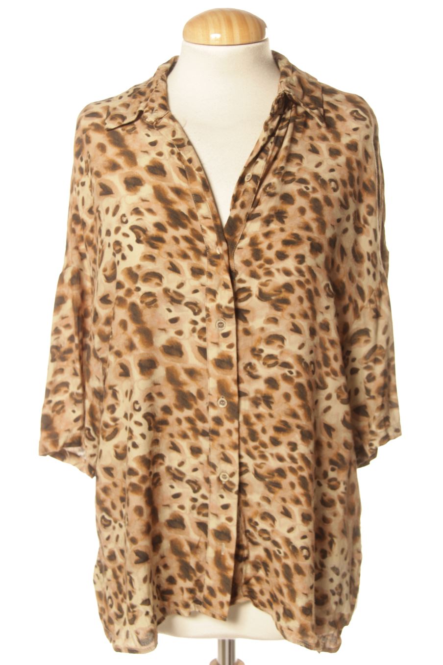 Chemise Pull & Bear de la taille S, de couleur animal print
