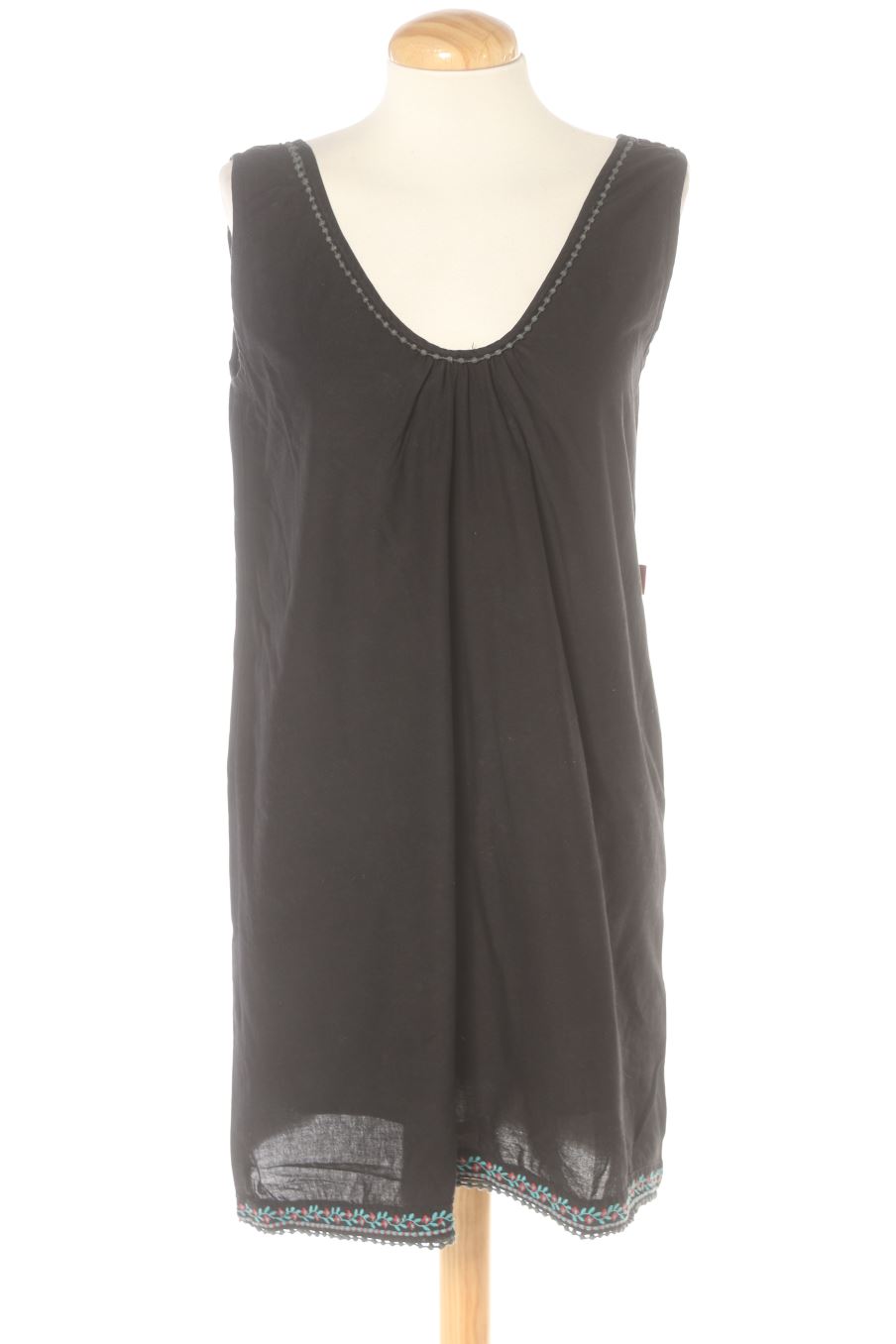 Robe casual Cortefiel de la taille S, de couleur noir