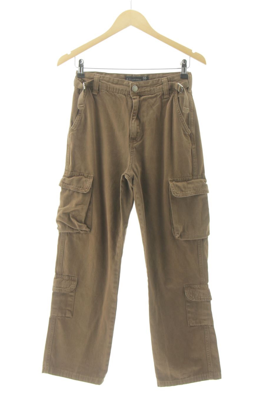 Casual Hose von Stradivarius Größe 36, Farbe Braun, für