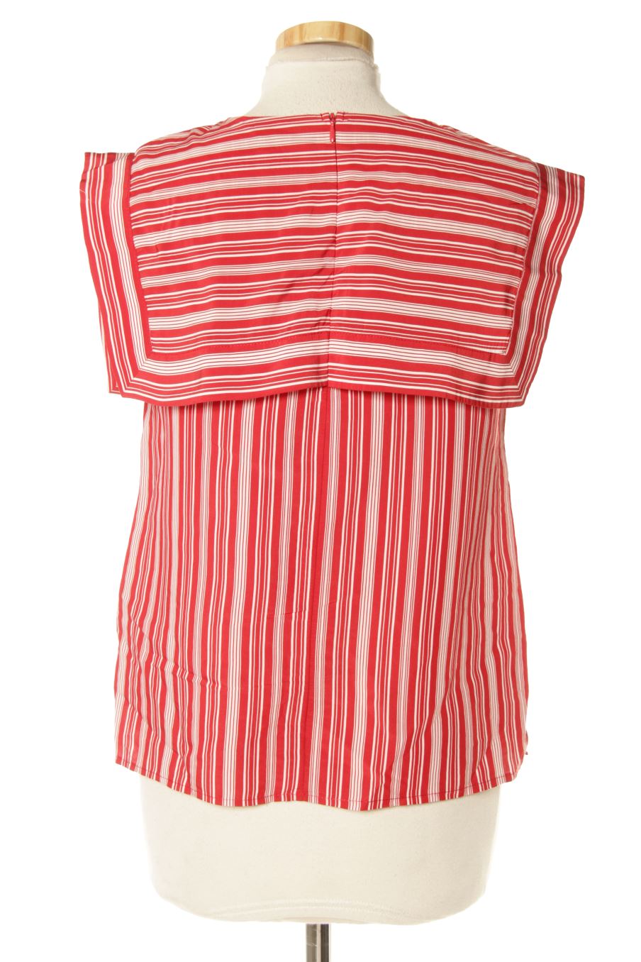 Blusa de manga corta de Sisley de la talla XS, de color rojo