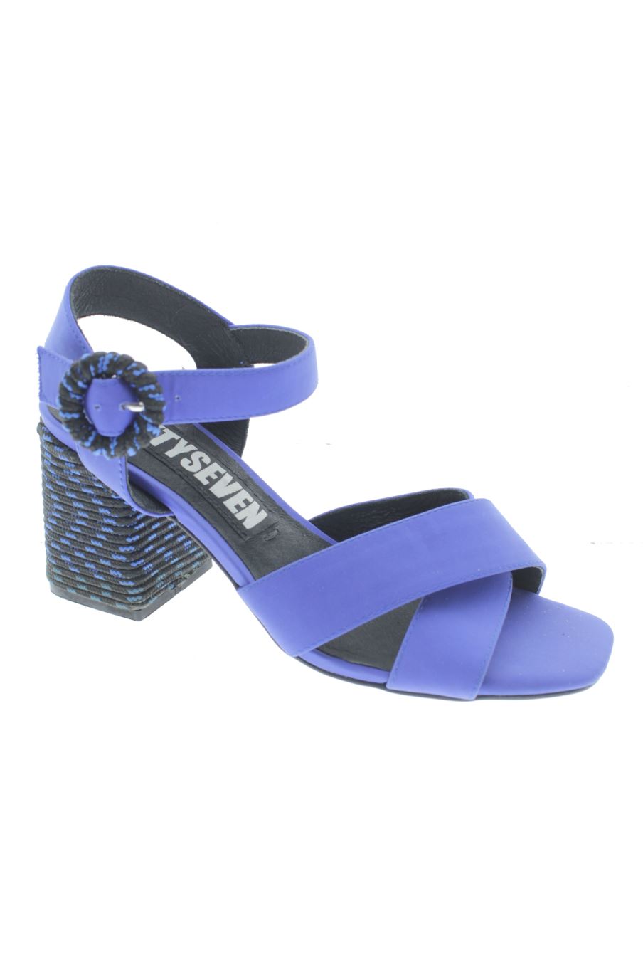 Sandalias tacon de SIXTYSEVEN de la talla 37, de color azul de