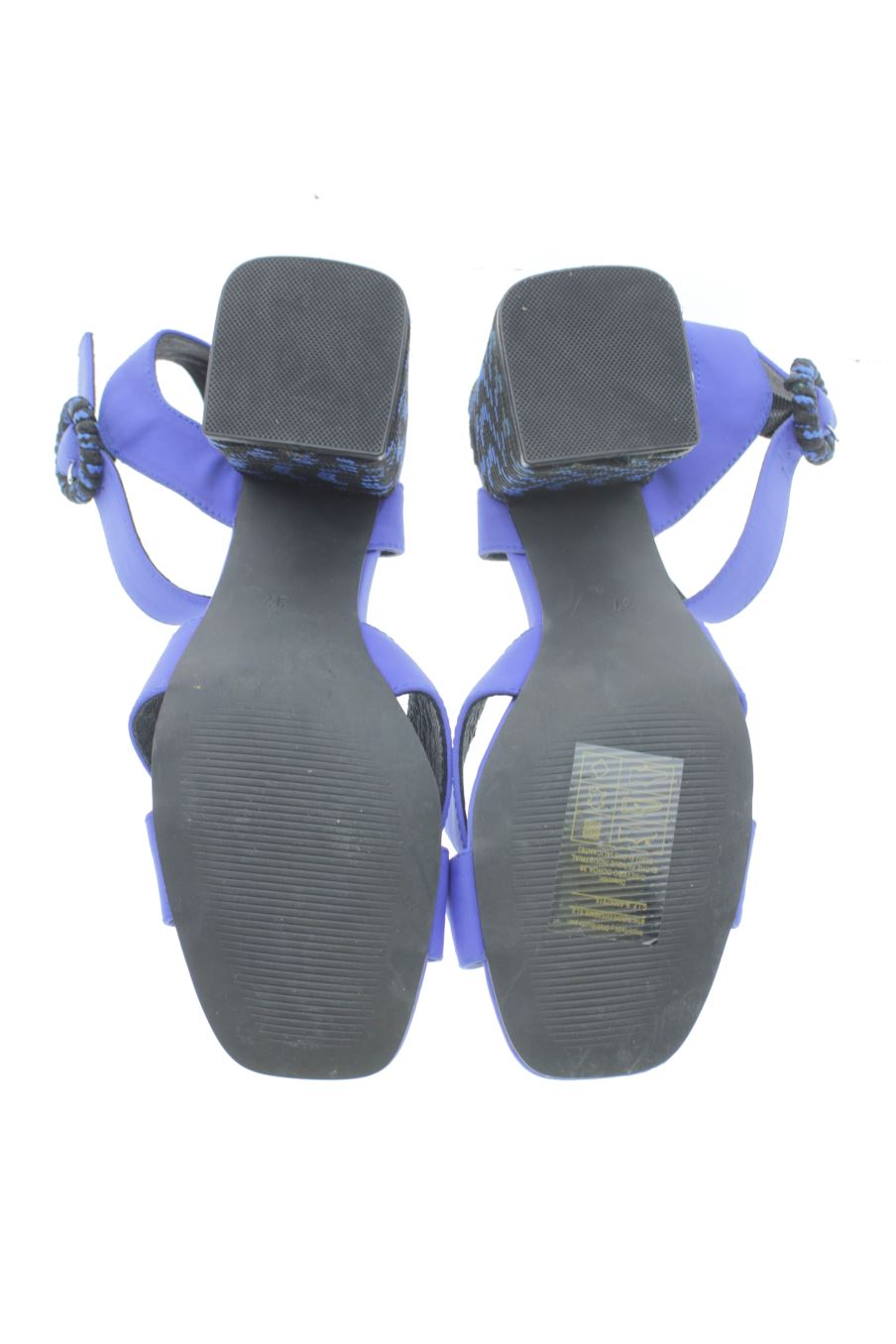 Sandalias tacon de SIXTYSEVEN de la talla 37, de color azul de