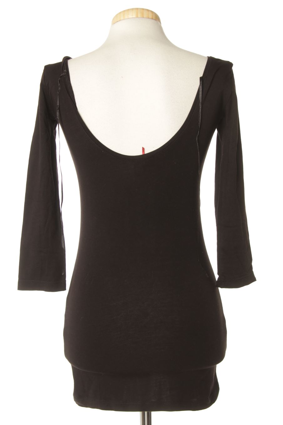 Camiseta manga larga de Stradivarius de la talla S, de color negro