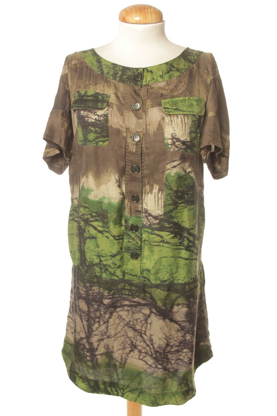 Einfaches Kleid von Adolfo Dominguez Größe 40, Farbe Aufdruck, für