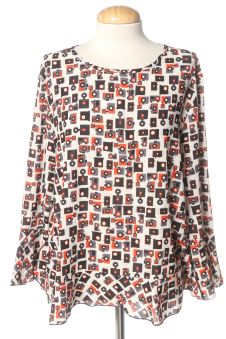 Blusa a maniche lunghe 48 Chanavée