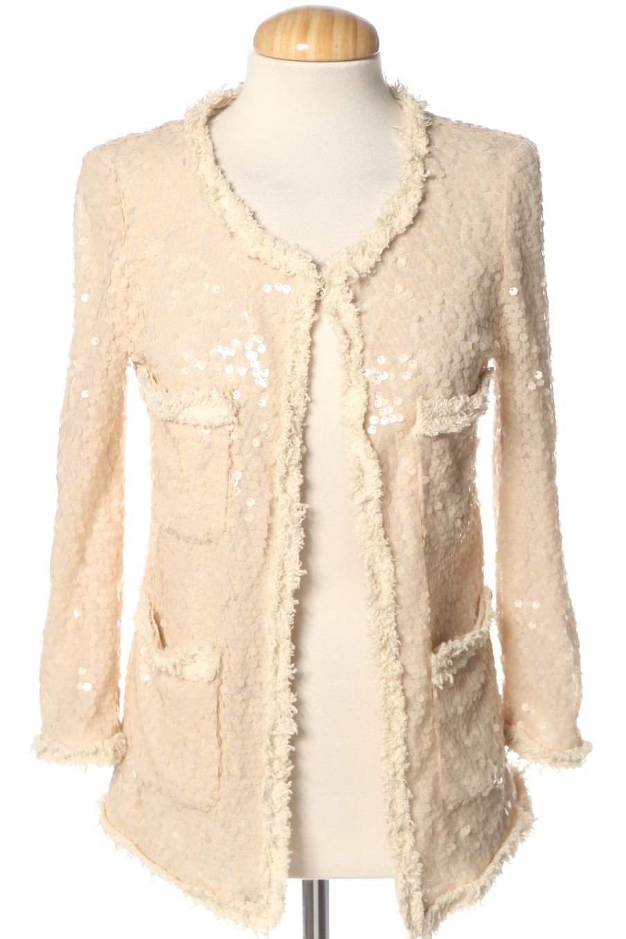 Blazer de Zara de la talla XS, de color beige