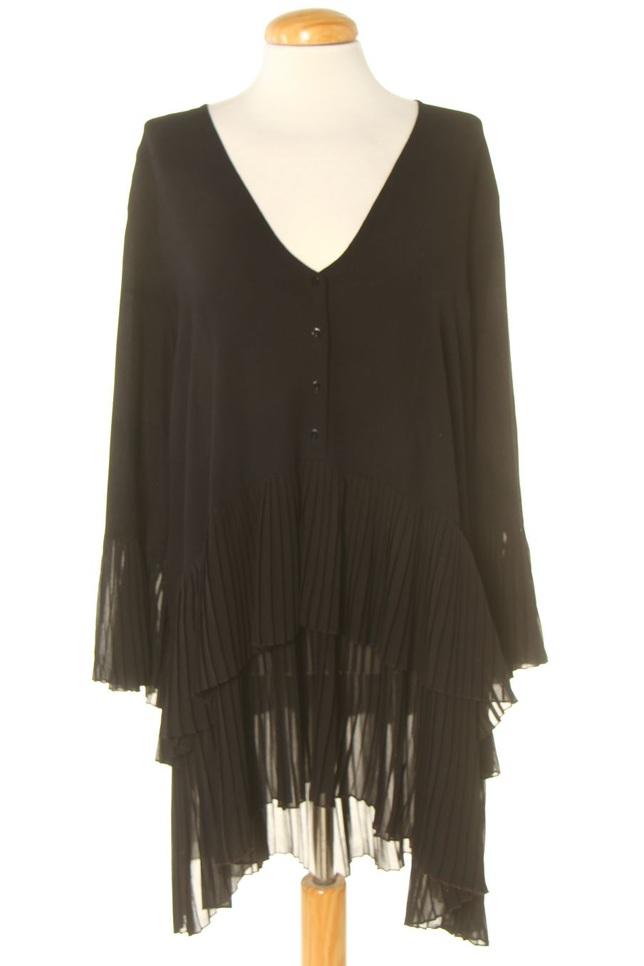 Robe casual Zara de la taille XL, de couleur noir