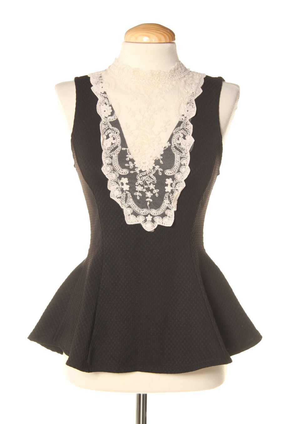 Top de PERCENTIL de la talla S, de color negro