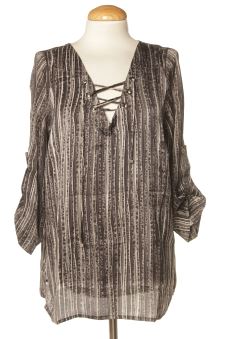 Blusa a maniche lunghe M MonClos, foto 1 di 2