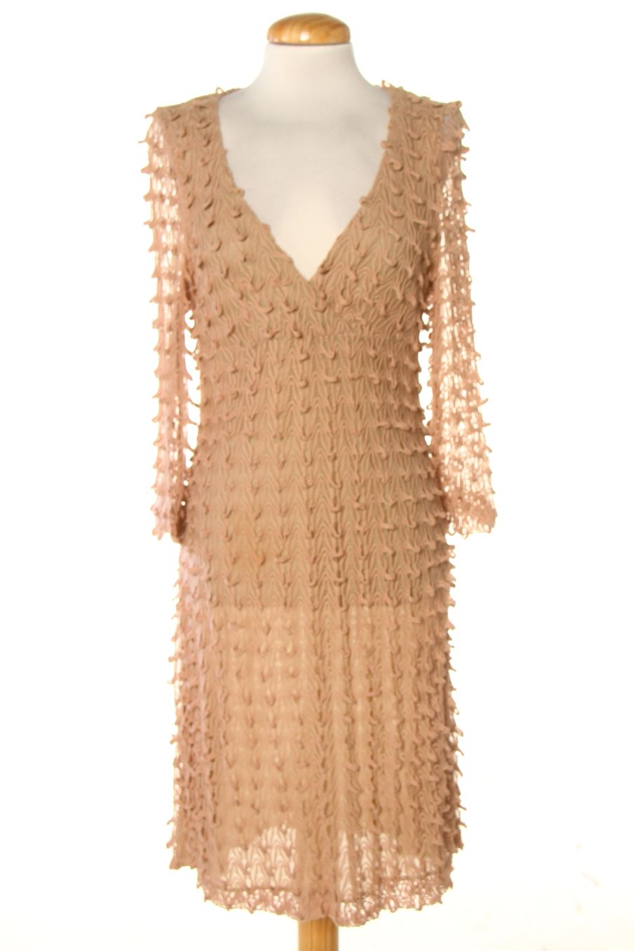 Robe casual Fairly de la taille S, de couleur beige