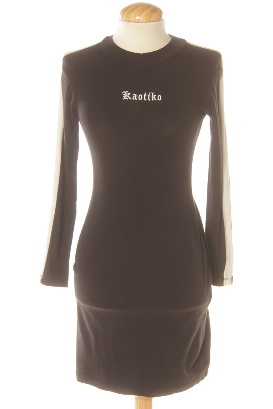 Vestito casual de Kaotiko de la talla S, de color nero
