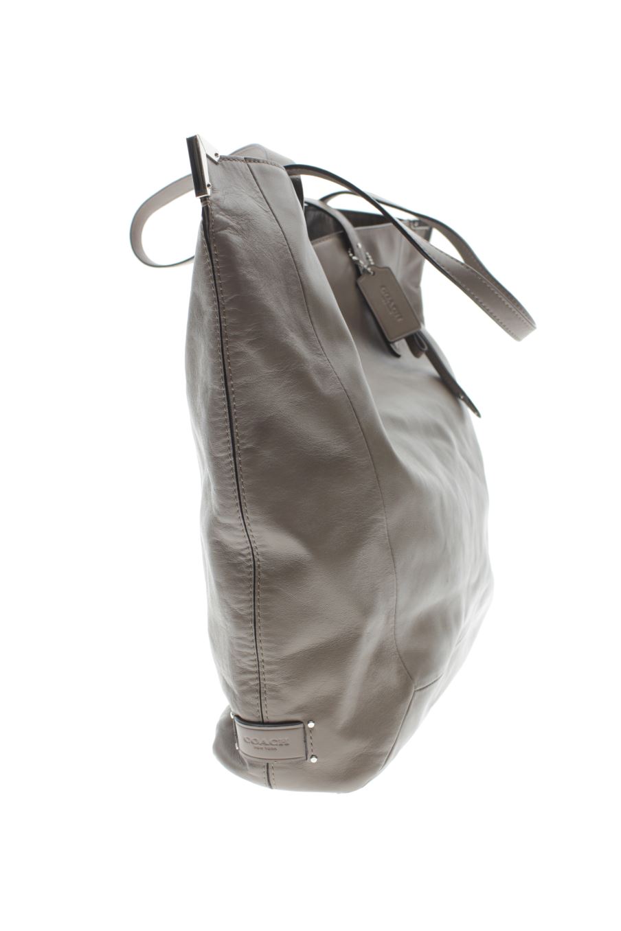 Bolso de Hombro Gris de Coach