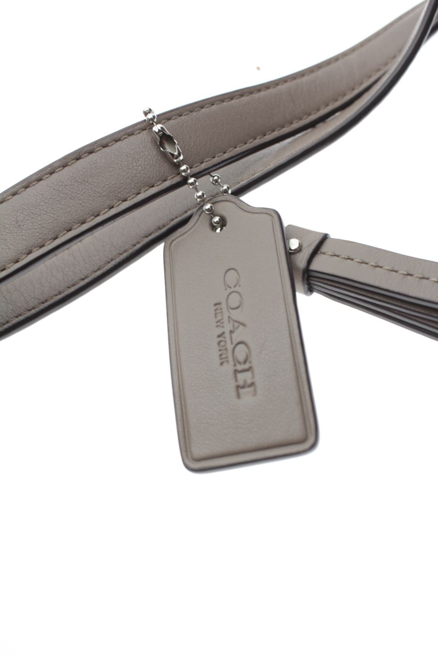 Bolso de Hombro Gris de Coach