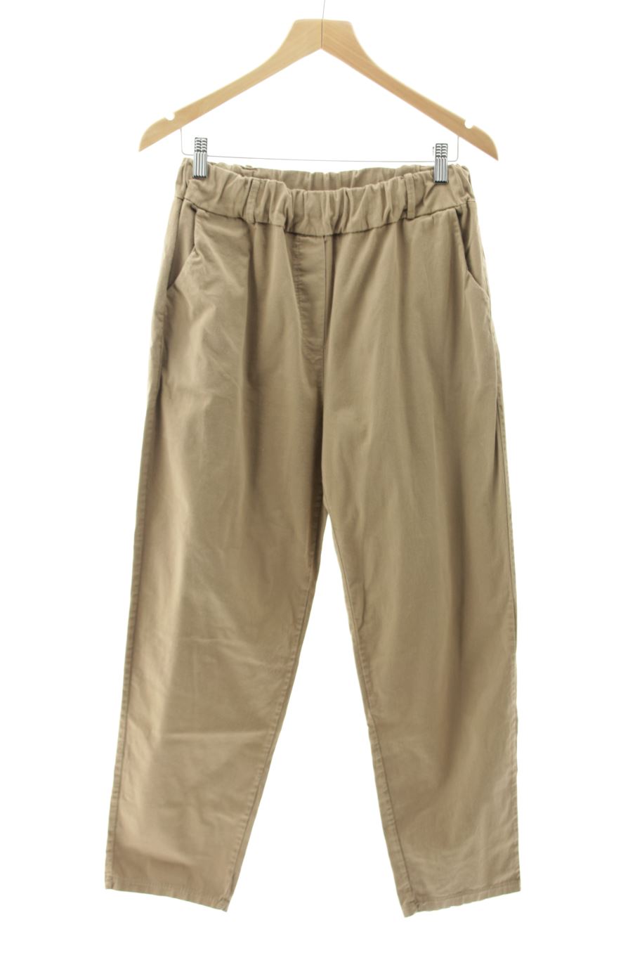 Pantalon Made in italy de la taille 40, de couleur marron