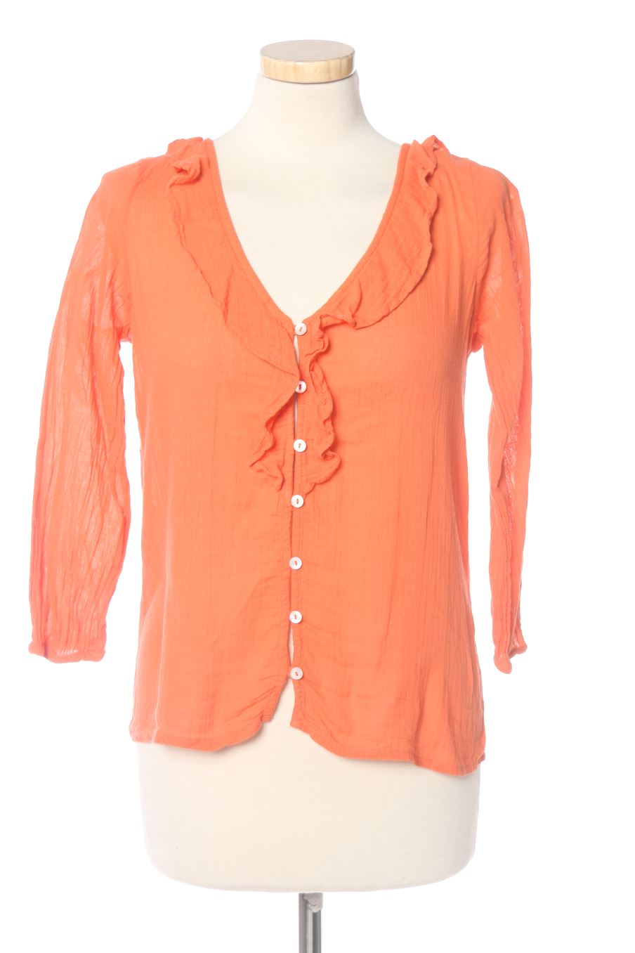 Blusa a maniche lunghe de Springfield de la talla 34, de color arancione