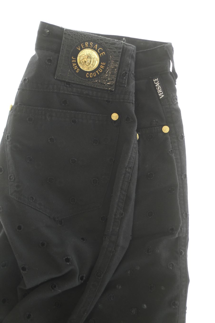 Jeans Versace Jeans Couture de la taille 38, de couleur noir de denim