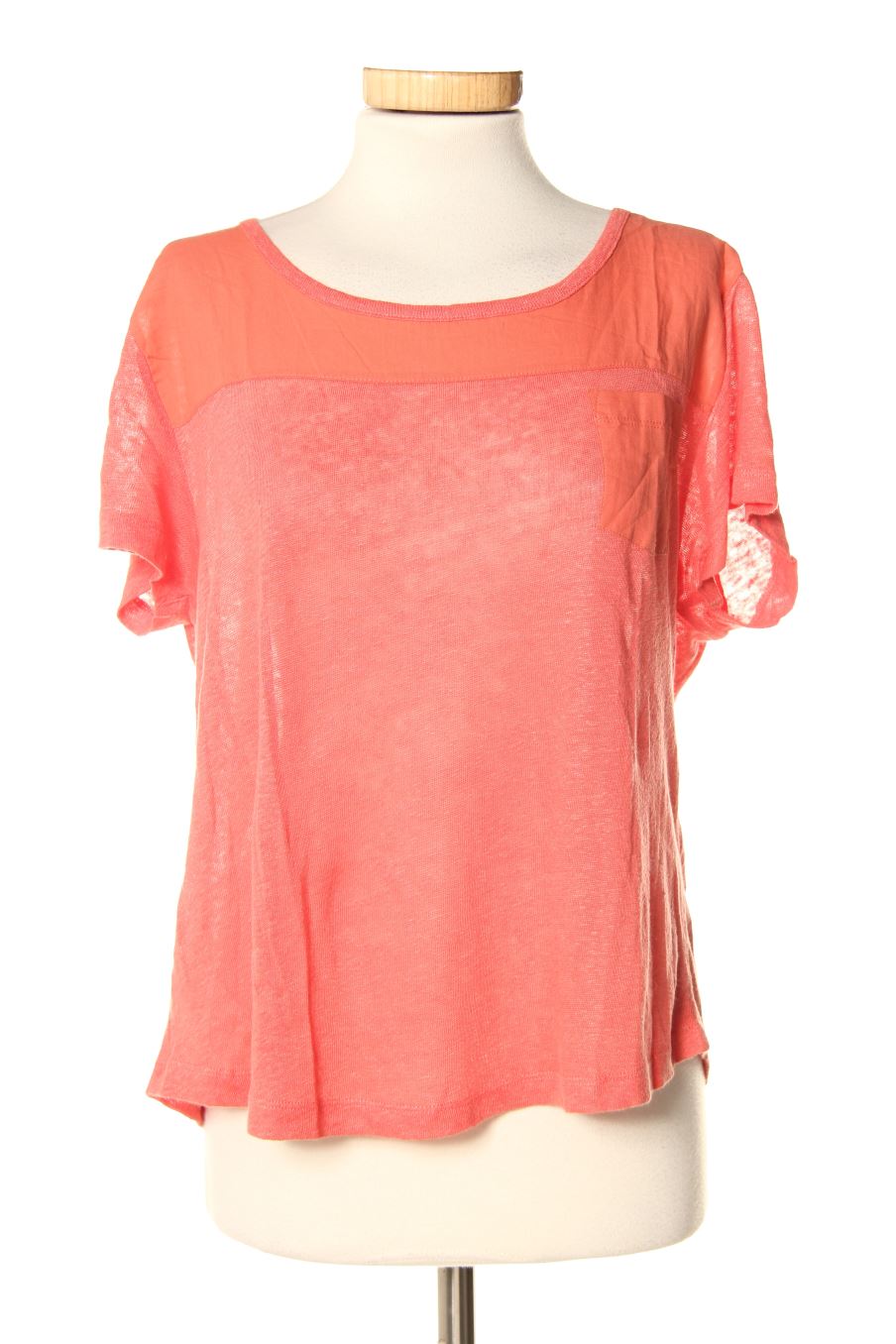 T-shirt Mango de la taille M, de couleur corail