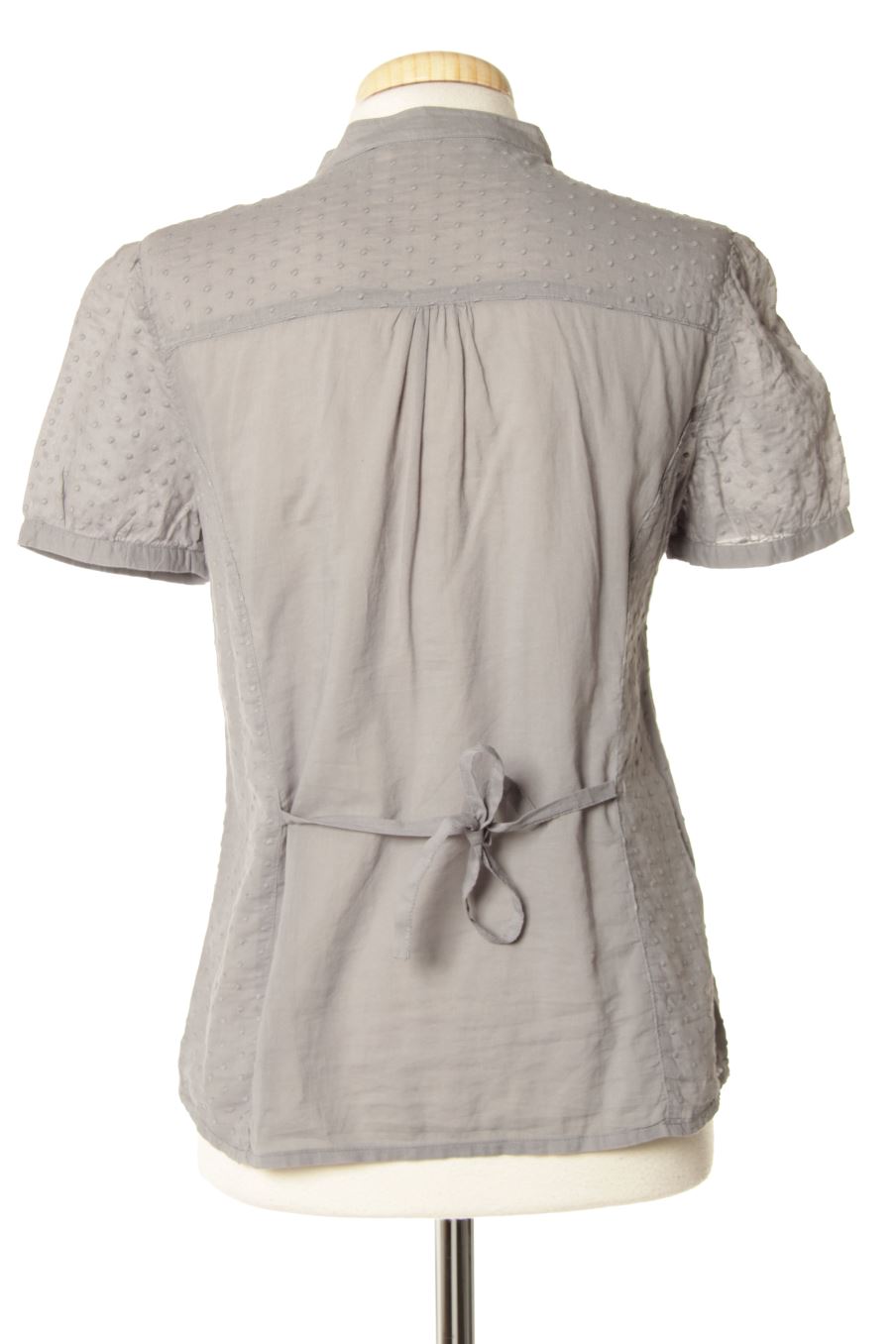 Blouse à manches courtes Comptoir des Cotonniers de la taille S, de couleur gris