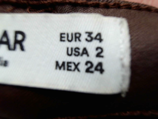 Jeans Pull & Bear de la taille 34, de couleur marron de denim