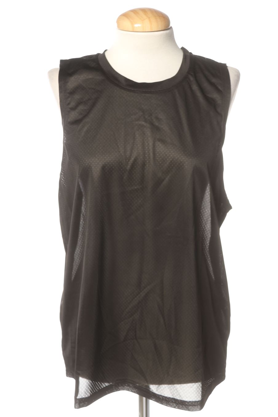 Top sport Tramas+ de la taille L, de couleur noir