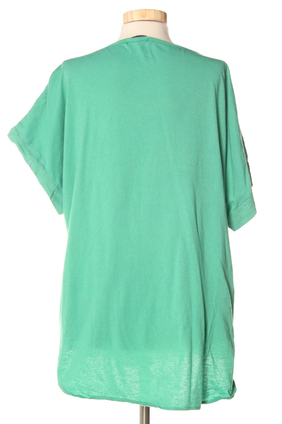 Blouse à manches courtes New collection de la taille L, de couleur vert