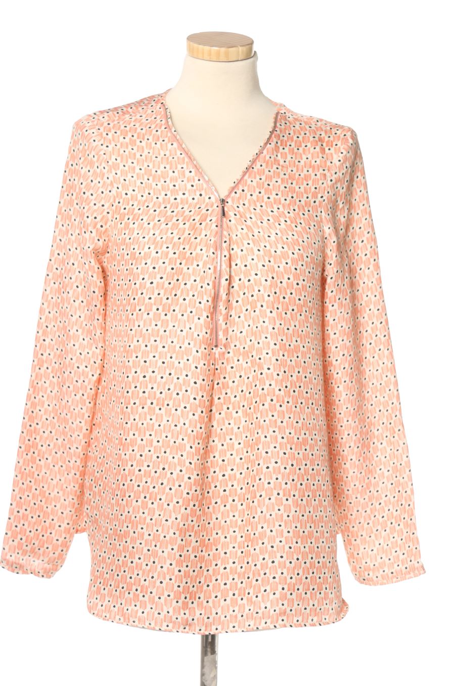 Blouse à manches longues Promod de la taille M, de couleur rose