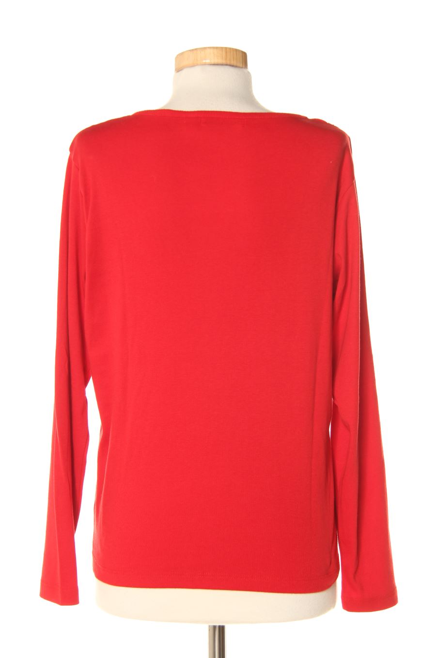 Camiseta de manga larga de Punt roma de la talla L, de color rojo