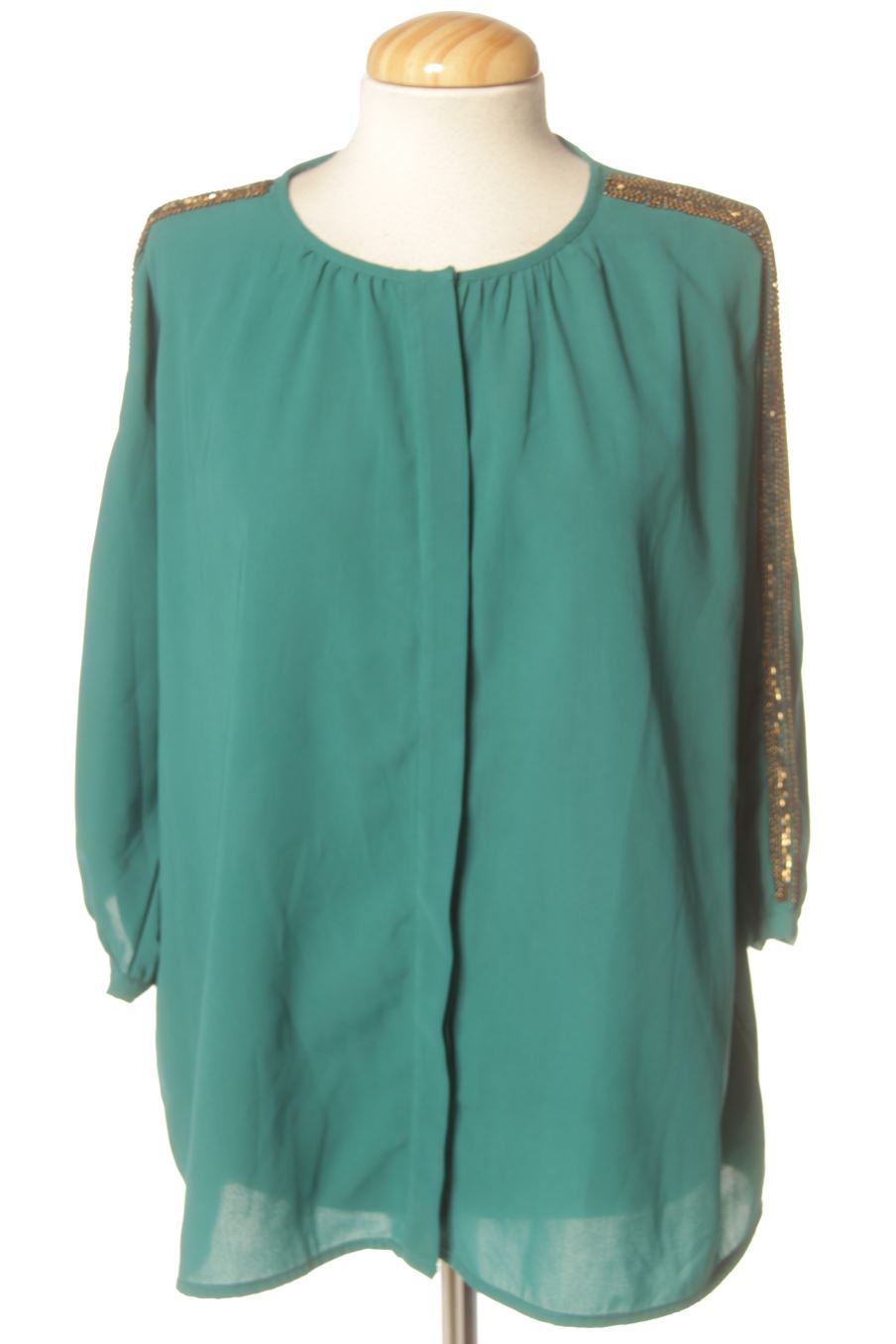 Blusa a maniche lunghe de SUITEBLANCO de la talla XL, de color verde