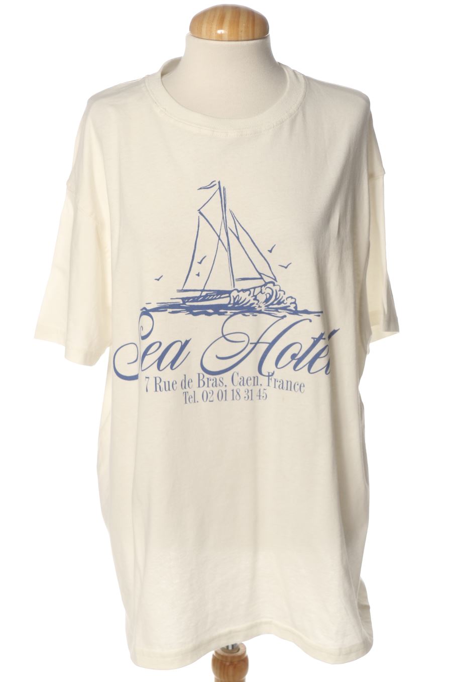 Camiseta de Pull & Bear de la talla M, de color blanco
