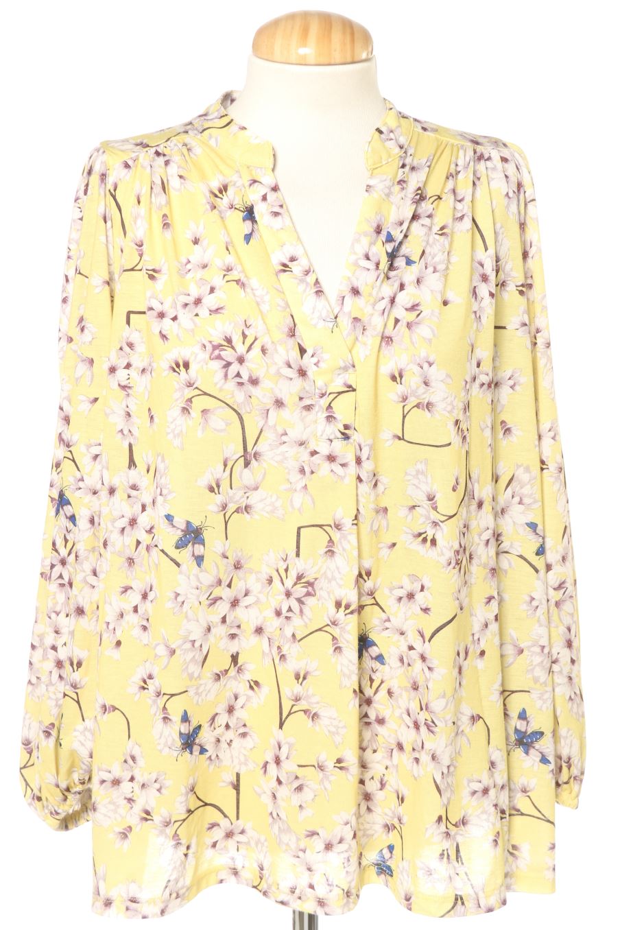 Blouse à manches longues H&M de la taille S, de couleur fleurs