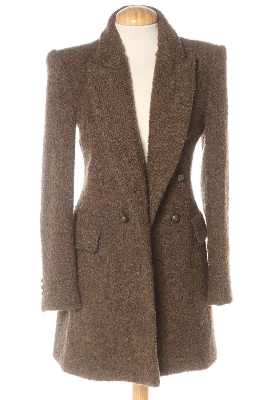Cappotto de Zara de la talla XS, de color verde