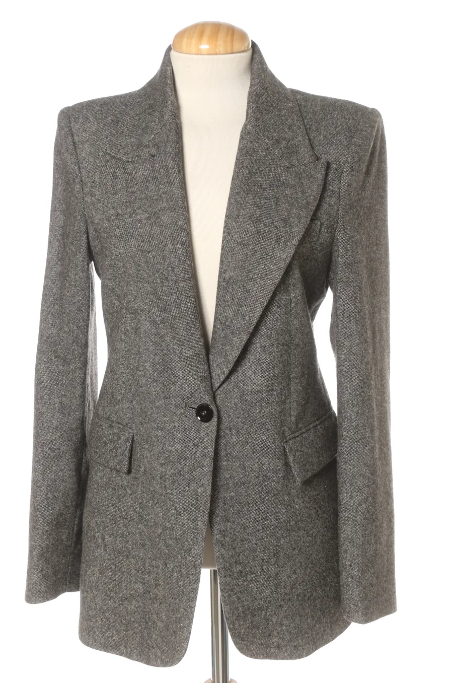 Blazer Mango de la taille S, de couleur gris